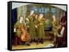 The Home Quartet: Mrs Vernon Lushington and Her Children, 1883-Arthur Hughes-Framed Stretched Canvas