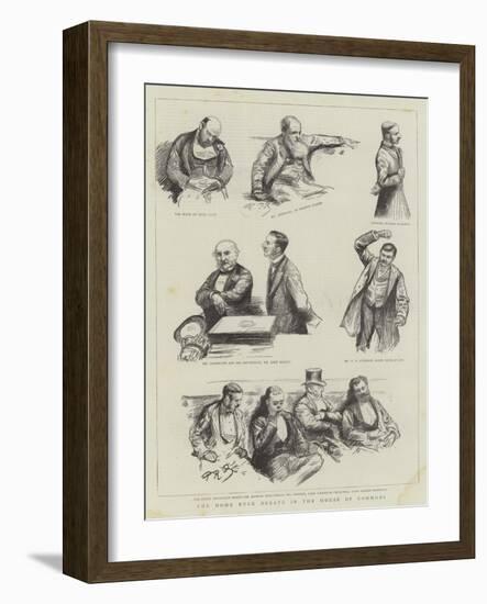 The Home Rule Debate in the House of Commons-Charles Paul Renouard-Framed Giclee Print