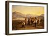 The Homecoming from the Harvest on Lake Zug, 1844-Ferdinand Georg Waldmuller-Framed Giclee Print