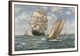 The Homecoming-Montague Dawson-Framed Giclee Print