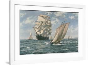 The Homecoming-Montague Dawson-Framed Premium Giclee Print