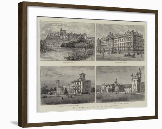 The Homes of the Princess Beatrice-null-Framed Giclee Print