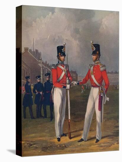 The Hon. Artillery Company-Officer and Private, 1848, (1914)-Henry Martens-Stretched Canvas