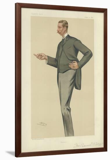 The Hon Bernard Edward Barnaby Fitzpatrick-Sir Leslie Ward-Framed Giclee Print