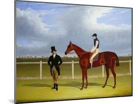 The Hon. E. Petre's Rowton with W. Scott Up, and His Trainer at Doncaster-John Frederick Herring I-Mounted Giclee Print