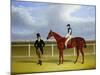 The Hon. E. Petre's Rowton with W. Scott Up, and His Trainer at Doncaster-John Frederick Herring I-Mounted Giclee Print