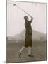 The Hon. Miriam Pease Playing Golf at North Berwick Links Scotland-null-Mounted Photographic Print
