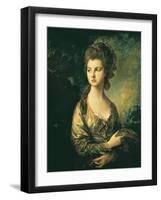 The Hon. Mrs. Thomas Graham-Thomas Gainsborough-Framed Art Print