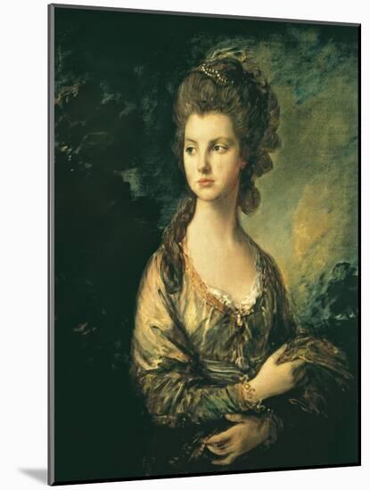 The Hon. Mrs. Thomas Graham-Thomas Gainsborough-Mounted Art Print