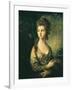 The Hon. Mrs. Thomas Graham-Thomas Gainsborough-Framed Art Print