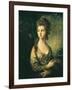 The Hon. Mrs. Thomas Graham-Thomas Gainsborough-Framed Art Print