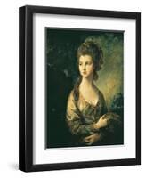 The Hon. Mrs. Thomas Graham-Thomas Gainsborough-Framed Art Print