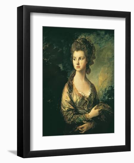 The Hon. Mrs. Thomas Graham-Thomas Gainsborough-Framed Art Print