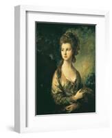 The Hon. Mrs. Thomas Graham-Thomas Gainsborough-Framed Art Print