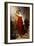 The Hon. Mrs Thomas Hope, Full Face in a Red Velvet Dress, Painted 1813-Henry Bone-Framed Giclee Print