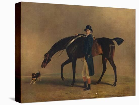 The Hon. Peniston Lamb with His Horse Assassin, 1929-Benjamin Marshall-Stretched Canvas