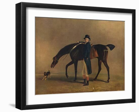 The Hon. Peniston Lamb with His Horse Assassin, 1929-Benjamin Marshall-Framed Giclee Print