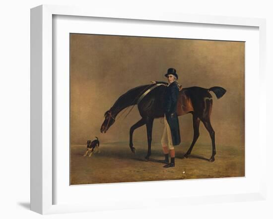 The Hon. Peniston Lamb with His Horse Assassin, 1929-Benjamin Marshall-Framed Giclee Print