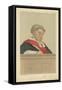 The Hon Sir William Robert Grove-Sir Leslie Ward-Framed Stretched Canvas