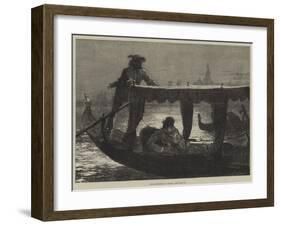 The Honeymoon at Venice-Frederick Barnard-Framed Giclee Print