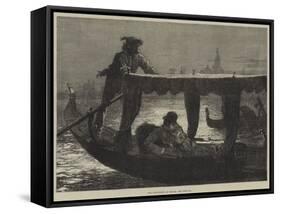 The Honeymoon at Venice-Frederick Barnard-Framed Stretched Canvas