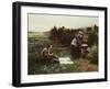 The Honeymoon Breakfast, 1887-Daniel Ridgway Knight-Framed Giclee Print