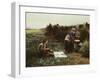 The Honeymoon Breakfast, 1887-Daniel Ridgway Knight-Framed Giclee Print