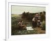 The Honeymoon Breakfast, 1887-Daniel Ridgway Knight-Framed Giclee Print