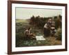 The Honeymoon Breakfast, 1887-Daniel Ridgway Knight-Framed Giclee Print