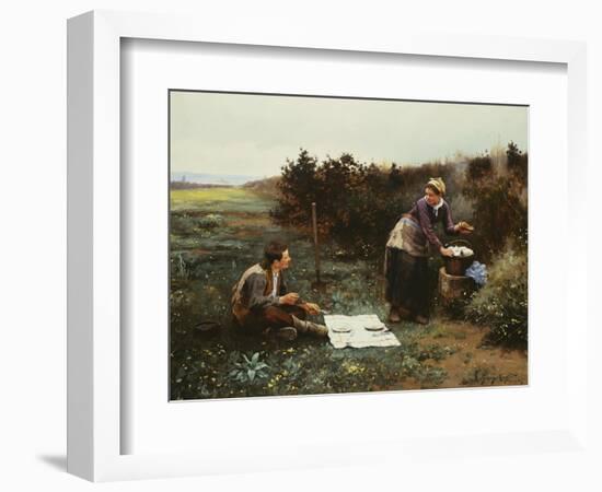 The Honeymoon Breakfast, 1887-Daniel Ridgway Knight-Framed Giclee Print