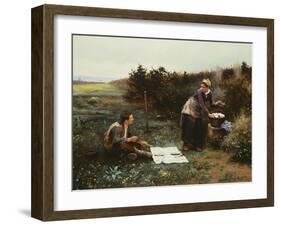 The Honeymoon Breakfast, 1887-Daniel Ridgway Knight-Framed Giclee Print