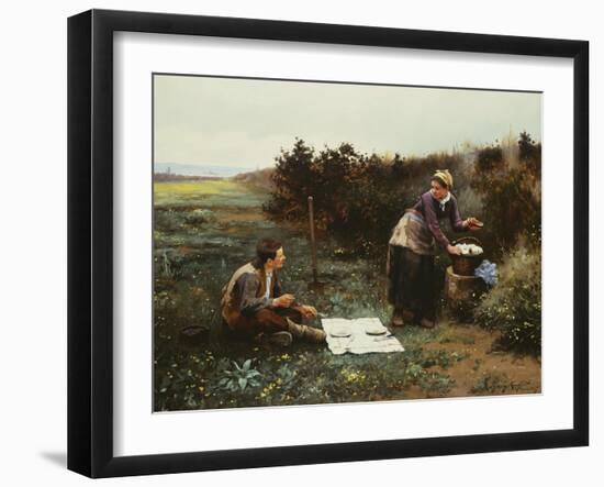 The Honeymoon Breakfast, 1887-Daniel Ridgway Knight-Framed Giclee Print