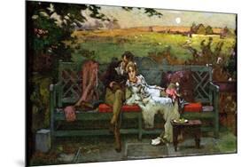 The Honeymoon (Oil on Board)-Marcus Stone-Mounted Giclee Print