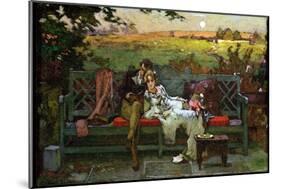 The Honeymoon (Oil on Board)-Marcus Stone-Mounted Giclee Print