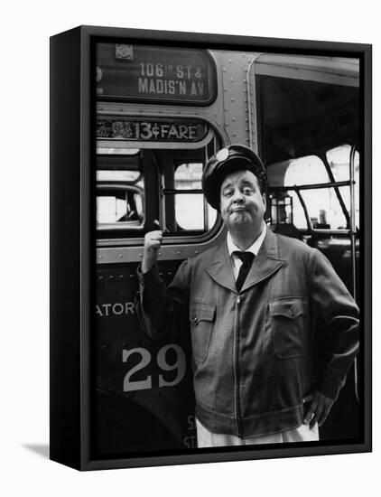 The Honeymooners, Jackie Gleason, 1955-56-null-Framed Stretched Canvas