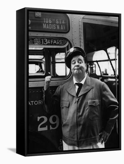 The Honeymooners, Jackie Gleason, 1955-56-null-Framed Stretched Canvas