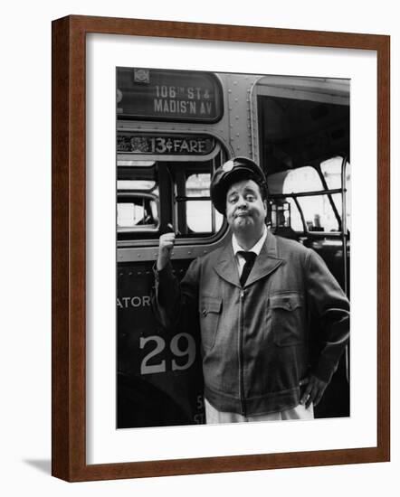 The Honeymooners, Jackie Gleason, 1955-56-null-Framed Photo