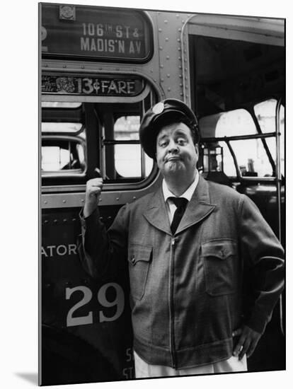 The Honeymooners, Jackie Gleason, 1955-56-null-Mounted Photo