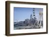 The Hong Kong Observation Wheel, Victoria Harbour, with the International Convention Centre, Hong K-Fraser Hall-Framed Photographic Print