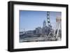 The Hong Kong Observation Wheel, Victoria Harbour, with the International Convention Centre, Hong K-Fraser Hall-Framed Photographic Print