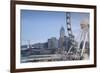 The Hong Kong Observation Wheel, Victoria Harbour, with the International Convention Centre, Hong K-Fraser Hall-Framed Photographic Print