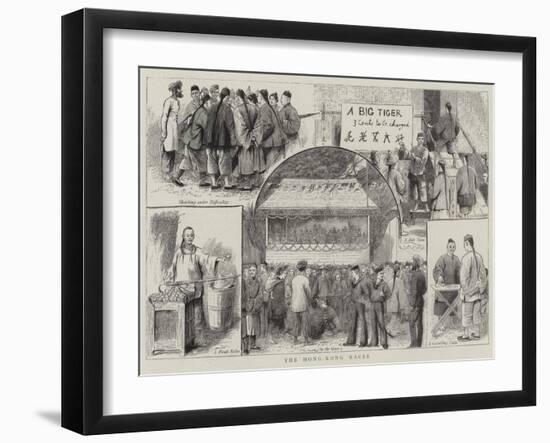 The Hong-Kong Races-null-Framed Giclee Print