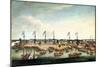 The Hongs at Canton, before 1820-George Chinnery-Mounted Giclee Print
