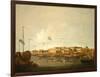 The Hongs at Canton from the South East, with a Regatta on the Pearl River-Thomas Daniell-Framed Premium Giclee Print