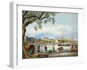 The Hongs of Canton, C.1852-Tinqua-Framed Giclee Print