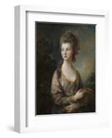 The Honorable Mrs. Thomas Graham, 1775-77-Thomas Gainsborough-Framed Art Print