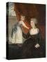 The Honourable Frances Courtenay, Lady Honywood and Her Daughter, 1784-Sir Joshua Reynolds-Stretched Canvas