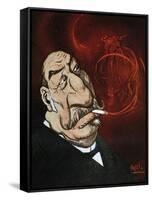 The Honourable Giolitti's Smoke, Satirical Cartoon from L'Asino Magazine, July 26, 1908, Italy-null-Framed Stretched Canvas