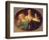 The Honourable Mrs. Caroline Norton and Her Sisters, C.1847-William Etty-Framed Giclee Print