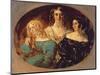 The Honourable Mrs. Caroline Norton and Her Sisters, C.1847-William Etty-Mounted Giclee Print